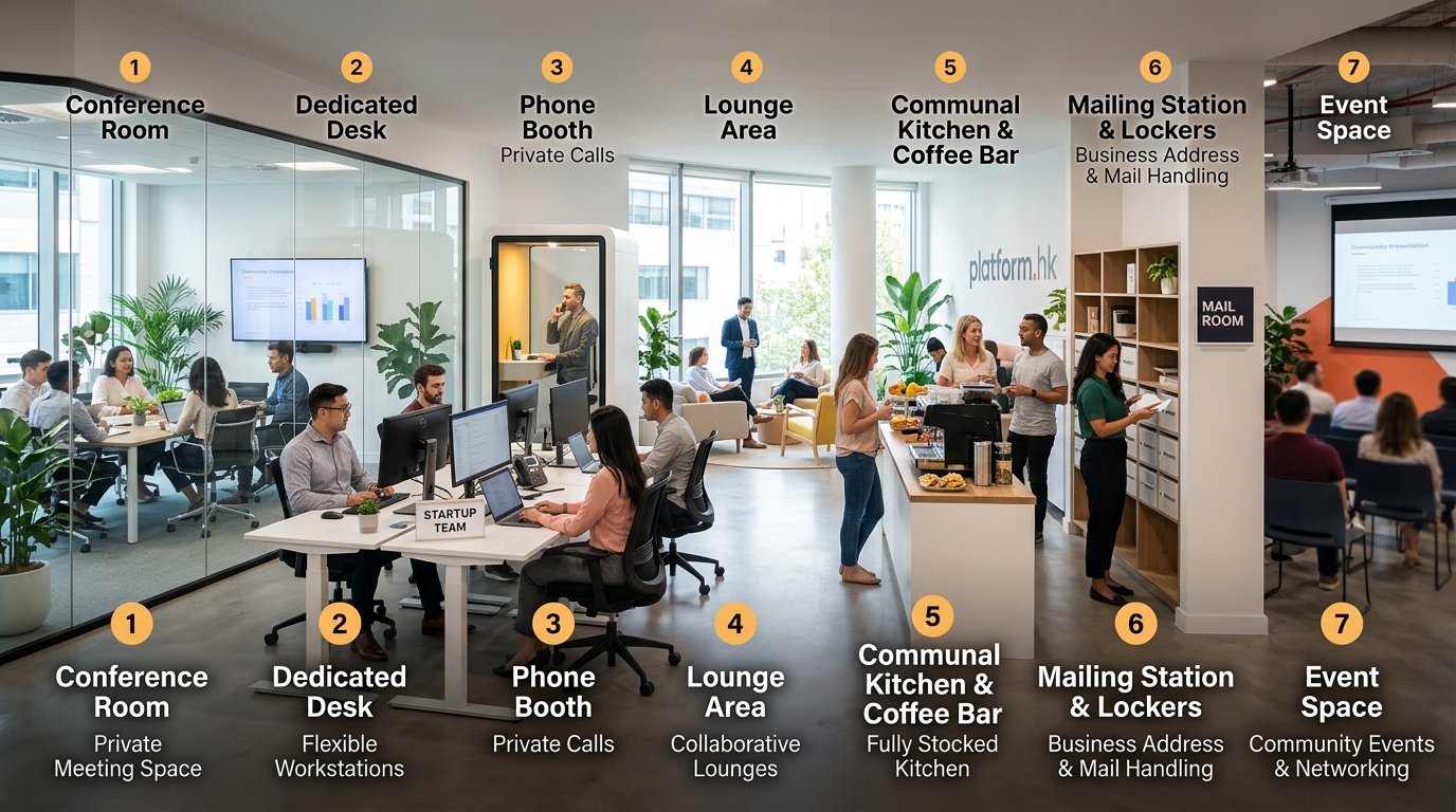 7 Coworking Space Amenities Every Growing Startup Actually Needs