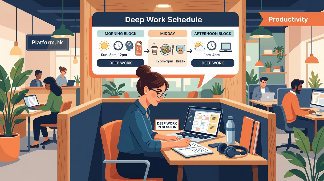 How to Design Your Perfect Deep Work Schedule in a Coworking Space — image 1