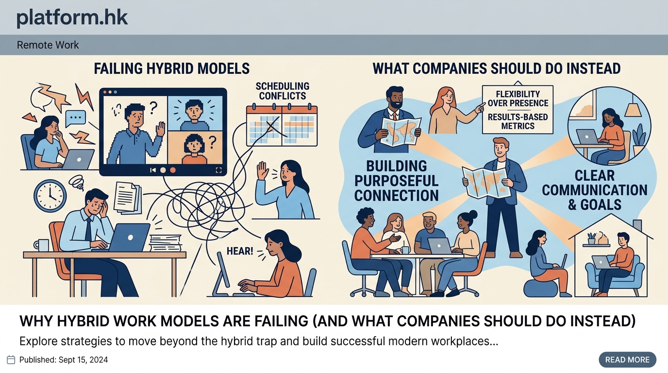 Why Hybrid Work Models Are Failing (And What Companies Should Do Instead) — image 2