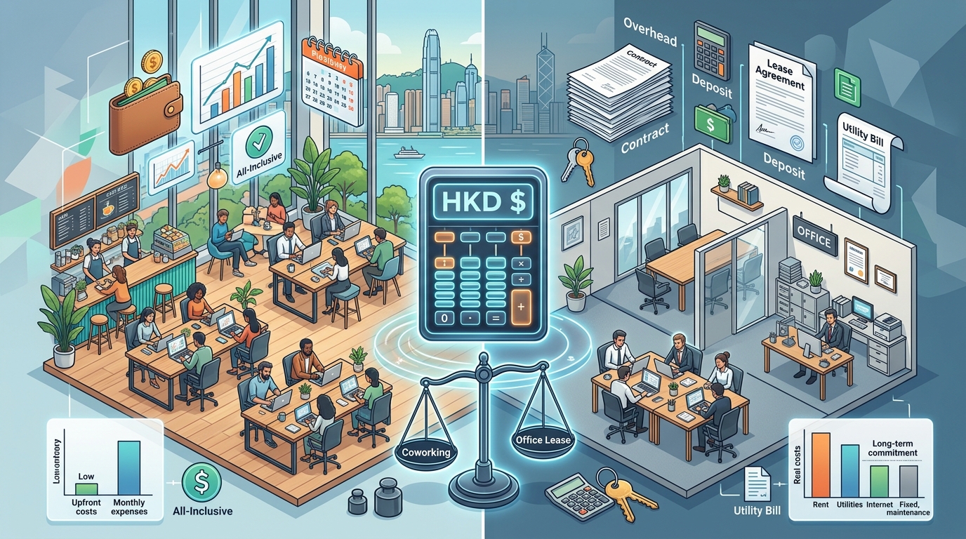 Calculating the Real Cost: Coworking vs. Office Lease for Early-Stage Startups