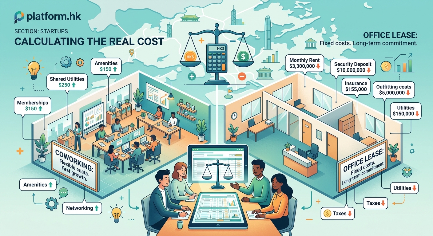 Calculating the Real Cost: Coworking vs. Office Lease for Early-Stage Startups — image 1