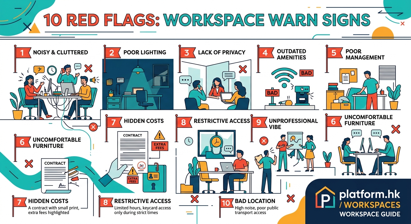 10 Red Flags That Signal a Workspace Isn't Worth Your Money — image 1
