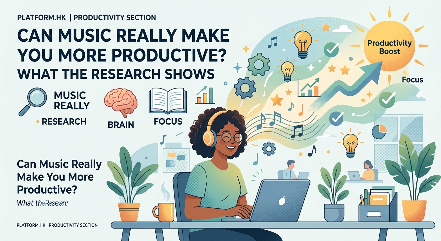 Can Music Really Make You More Productive? What the Research Shows — image 1