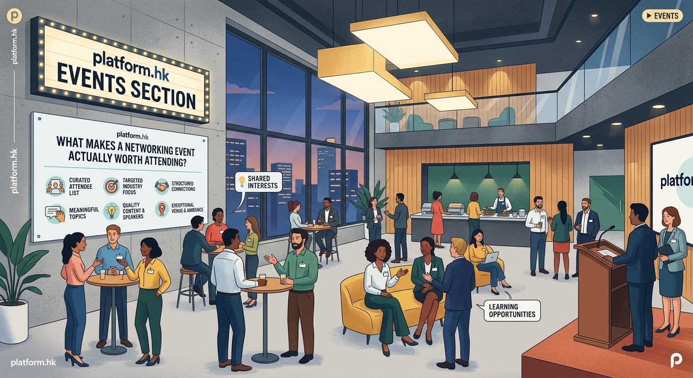 What Makes a Networking Event Actually Worth Attending? — image 1