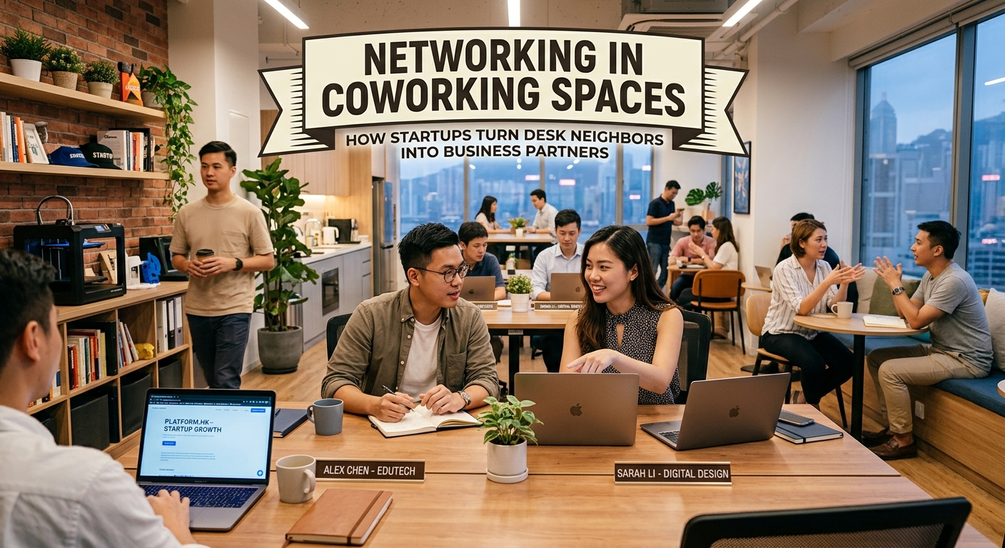 Networking in Coworking Spaces: How Startups Turn Desk Neighbors Into Business Partners — image 1