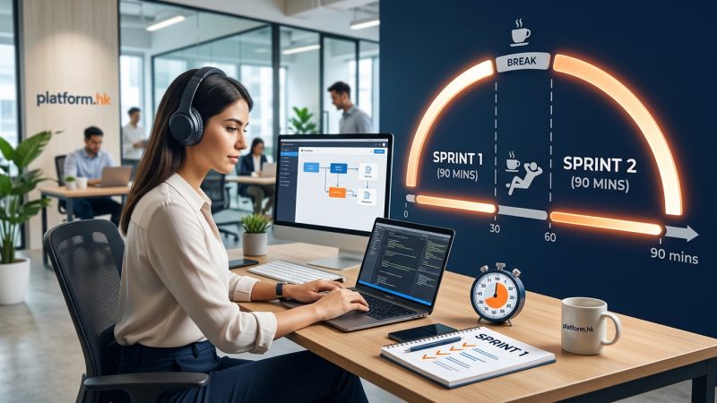 The 90-Minute Work Sprint Method That Doubles Your Output