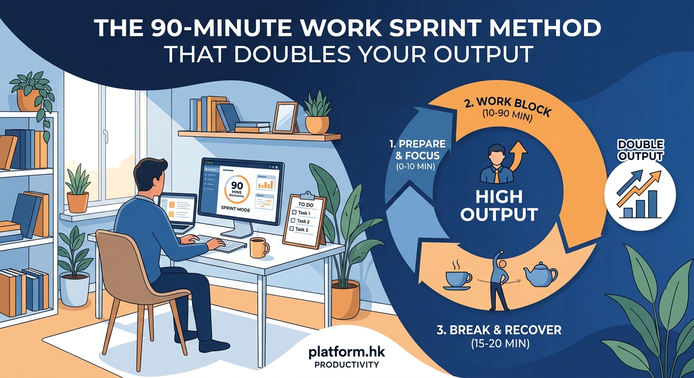 The 90-Minute Work Sprint Method That Doubles Your Output — image 1