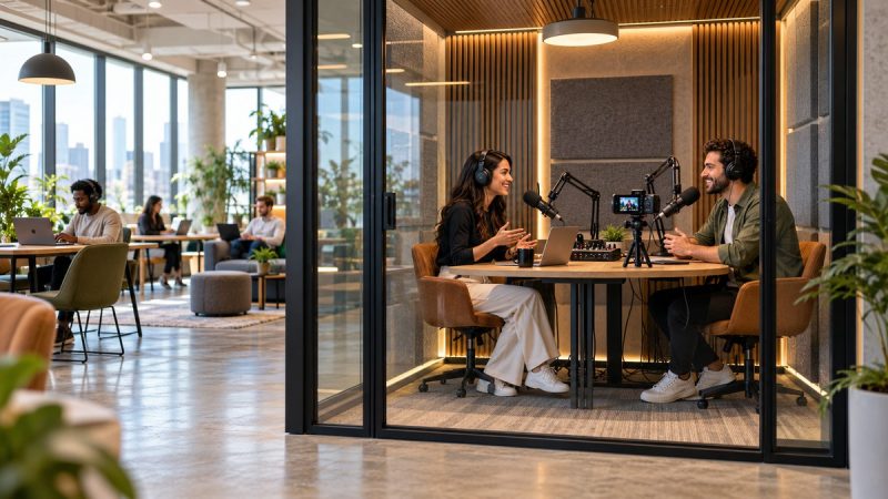 Why 2026 Coworking Spaces Are Adding Podcast Booths and What It Means for Your Brand