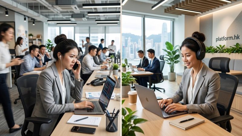 Why Your Productivity Dips in Open Offices and How Coworking Solves It